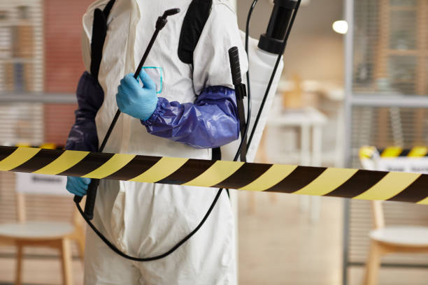 Professional Biohazard Cleanup technician working in London, CA